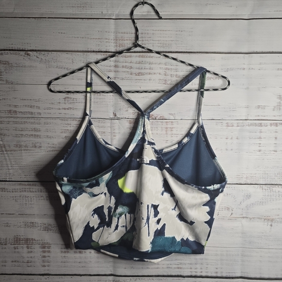 The North Face Floral Womens Dune Sky Tanklette Size Large - Picture 3 of 5